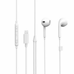 eSTUFF ES652010 ακουστικό κεφαλής & ακουστικό κεφαλής με μικρόφωνο Ακουστικά Καλωδιωμένος [Ενσύρματος] Στο εσωτερικό του αυτιού Κλήσεις/Μουσική Λευκός [Άσπρος] 