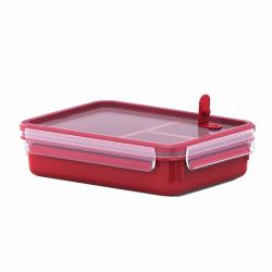 EMSA 517775 δοχείο αποθήκευσης τροφίμων 1,2 L Κόκκινο, Διαφανής 1 τεμάχια 