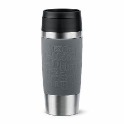 EMSA Travel Mug Classic 36 ml Γκρι, Ανοξείδωτο ατσάλι 