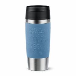 EMSA Travel Mug Classic 36 ml Μπλε, Ανοξείδωτο ατσάλι 