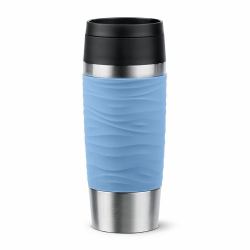EMSA Travel Mug Waves 36 ml Μπλε, Ανοξείδωτο ατσάλι 