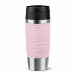 EMSA Travel Mug Waves 36 ml Ροζ, Ανοξείδωτο ατσάλι 