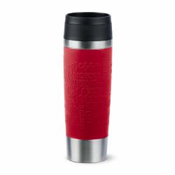 EMSA Travel Mug Classic N2022200 κούπα ταξιδίου 500 ml Μαύρος [Μαύρο], Κόκκινο, Ανοξείδωτο ατσάλι Ανοξείδωτο ατσάλι 
