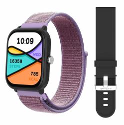 Entity AERO LILAC NYLON STRAP 5,11 cm [2.01"] TFT 48.7 mm Ψηφιακός 240 x 296 εικονοστοιχεία Οθόνη αφής Μαύρος [Μαύρο] 