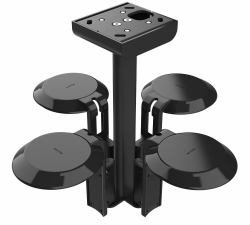 Flexson FLXE100CM4021 στήριγμα ηχείων Ανώτατο όριο Ανοξείδωτο ατσάλι Μαύρος [Μαύρο] 