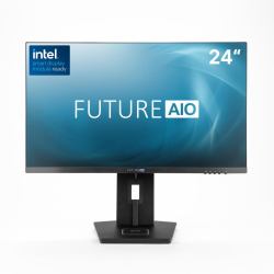 FutureAIO AIO24-12i5-W11P-512/2x16W6E Intel Core 3 i3-1220P 61 cm [24"] All-in-One PC 16 GB DDR4-SDRAM 256 GB SSD Windows 11 Pro Μαύρος [Μαύρο]  - Γερμανική έκδοση