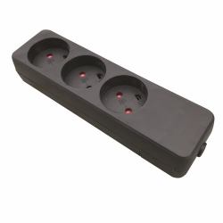 Garbot Z66000109-PA01 επέκταση ρεύματος 3 Έξοδος [οι] εναλλασσόμενου ρεύματος Εσωτερικός [Εσωτερικού χώρου] Μαύρος [Μαύρο] 