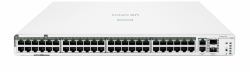 HPE Aruba Networking Networking Instant On Switch 40p Gigabit CL4 8p Gigabit CL6 PoE 2p 10GBT 2p SFP+ 600W 1960 Διαχειρίσιμος L2+ Gigabit Ethernet [10/100/1000] PoE τροφοδοτικού 1U Λευκός [Άσπρος] 