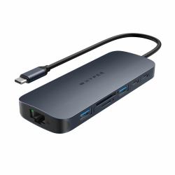 HYPER HD4005GL κατανεμητής διεπαφών USB 3.2 Gen 1 [3.1 Gen 1] Type-C 10000 Mbit/s Μπλε, Γκρι 