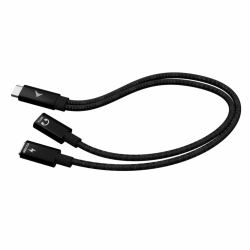i-tec C31DUALSPLITTERCBLPD καλώδιο USB USB 2.0 0,3 m USB C 2 x USB C 100 W Μαύρος [Μαύρο] 