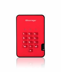 iStorage diskAshur 2 128 GB USB Τύπου-A 3.2 Gen 1 [3.1 Gen 1] Κόκκινο 