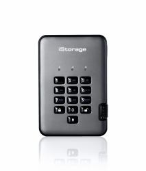 iStorage diskAshur PRO2 εξωτερικός σκληρός δίσκος 4 TB USB Τύπου-A 3.2 Gen 1 [3.1 Gen 1] Μαύρος [Μαύρο] 