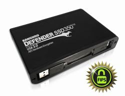 iStorage Kanguru DEFENDER SSD350 2 TB Micro-USB B 3.2 Gen 1 [3.1 Gen 1] Μαύρος [Μαύρο] 