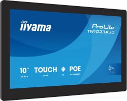 iiyama TW1023ASC-B3P οθόνη σηματοδότησης Σχεδιασμός περιπτέρου 25,6 cm [10.1"] Wi-Fi 385 cd/m² WXGA Μαύρος [Μαύρο] Οθόνη αφής Ενσωματωμένος επεξεργαστής Android 24/7 