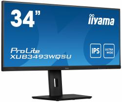 iiyama ProLite XUB3493WQSU-B5 επίπεδη οθόνη 86,4 cm [34"] 3440 x 1440 εικονοστοιχεία UltraWide Quad HD LED Μαύρος [Μαύρο] 
