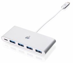 iogear GUH3C4PD κατανεμητής διεπαφών USB 3.2 Gen 1 [3.1 Gen 1] Type-C 5000 Mbit/s Λευκός [Άσπρος] 