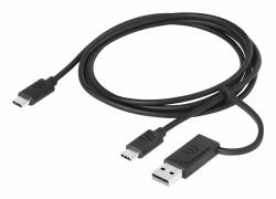 leitz acco brands USB-C TO USB-C CABLE WITH - ADAPTER TO USB-A