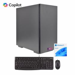 LOGIX Intel Core i3 14th Gen Quad Core 16GB RAM with 500GB SSD Wireless Family Desktop PC with Windows 11 Home & Πληκτρολόγιο & Mouse Intel® Core™ i3 Micro Tower  - Έκδοση UK