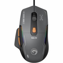 Marvo Duke 50 M368 Wired Gaming Mouse, 6 DPI levels [800 - 12800], 1000Hz Polling Rate, 13 Mode RGB Backlighting, 68g ποντίκι Παιχνίδι 