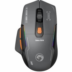 Marvo Duke 50 M368W Wireless Gaming Mouse, Tri-Mode Connectivity USB, 2.4GHz & Bluetooth, 6 DPI levels [800 - 12800], 1000Hz Polling Rate, 13 Mode RGB Backlighting, 79g ποντίκι Παιχνίδι 