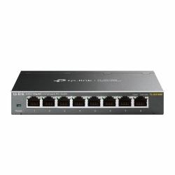 TP-Link Network switch - Managed L2 Gigabit Ethernet - [10/100/1000] Black [Not Omada SDN Supported] TL-SG108E, Unmanaged, L2, Gigabit - Warranty: 60M