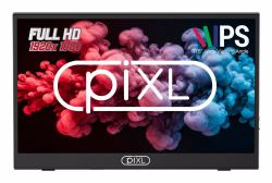 piXL PM156C Φορητή Τηλεοράση & Οθόνη Φορητή οθόνη Μαύρος [Μαύρο] 39,6 cm [15.6"] LCD 1920 x 1080 εικονοστοιχεία 