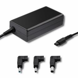 Qoltec 51758 μετασχηματιστής ισχύος & μετατροπέας Εσωτερικός [Εσωτερικού χώρου] 65 W Μαύρος [Μαύρο] 