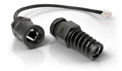 QuWireless QRJ45 καλώδιο δικτύωσης Μαύρος [Μαύρο] 0,16 m 