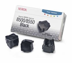 Xerox 108R00668 ράβδος μελάνης 3 τεμάχια Μαύρος [Μαύρο] 3000 σελίδες (XEROX PHASER 8550 BLACK PHASER 8550 8500 BLACK 3 PACK)