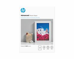 HP Advanced Photo Paper, Glossy, 250 g/m2, 13 x 18 cm [127 x 178 mm], 25 sheets (ADVANCED GLOSSY PHOTO PAPER - 25SHT 13X18CM 250G/QM)