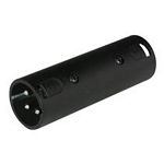 C2G XLR Coupler Black (CablesToGo XLR Male to Male Coupler)