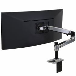 Ergotron LX Series Desk Mount LCD Arm 86,4 cm [34"] Γραφείο Μαύρος [Μαύρο] (LX DESK MOUNT LCD ARM POLISHED - UP TO 34 IN MONITORS 113 KG 10Y)