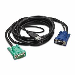 APC AP5821 καλώδιο KVM Μαύρος [Μαύρο] 1,8 m (INTEGRATED LCD KVM - USB CABLE - 6FT [1.8M])
