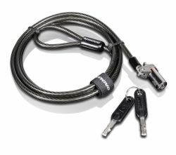 Lenovo 0B47388 κλειδαριά καλωδίων Μαύρος [Μαύρο], Kάρβουνο 1,5 m (Lenovo Kensington Microsaver DS Cable Lock - Warranty: 1 Year)