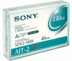 Sony DATA CARTRIDGE A.I.T2 Blank data tape 8 mm (SONY AIT2 50/130GB WRITE ONCE SONY AIT 2 50GB AIT [WITH CHIP] WRITE ONCE ONLY)