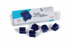 Xerox GENUINE 5 CYAN COLORSTIX 8200 INK ράβδος μελάνης (TEKX PHASER 8200 CYAN TONER TEKTRONIX PHASER 8200 5 CYAN COLOUR STIX)
