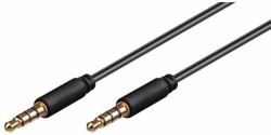 Microconnect IPOD016 audio cable 2 m 3.5mm Black (3,5 mm Headphone & Audio Cable - 3.5mm Minijack extension Cable - Warranty: 300M)