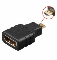 Microconnect HDM19F19MM cable gender changer Micro HDMI HDMI Black (HDMI 19 - HDMI 19 D F-M Micro - HDMI Female - HDMI male micro - Gold plated contacts - Warranty: 300M)