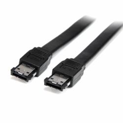 StarTech.com ESATA3 SATA καλώδιο 0,9 m eSATA Μαύρος [Μαύρο] (StarTech Shielded External eSATA Cable - eSATA cable - Serial ATA 150 - eSATA [M] to eSATA [M] - 3 ft - black - ESATA3...