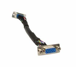 Cables Direct SVGA-STUB καλώδιο VGA 0,15 m VGA [D-Sub] Μαύρος [Μαύρο] (CDL SVGA Stub for Faceplates)