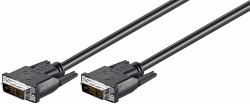 Microconnect MONCCS1 DVI cable 1 m DVI-D Black (Full HD DVI-D Cable, 1 meter - DVI-D 18+1-pin M-M Black Full - HD 1080p [1920 x 1080], Single Link. - Warranty: 300M)