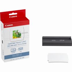 Canon 7429B001 ετικέτα εκτύπωσης Λευκός [Άσπρος] (Paper KC-18IS - KC-18IS, White, Inkjet, 54 x - 86 mm - Warranty: 12M)