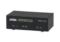 ATEN VS0201 διακόπτης βίντεο VGA (2 PORT SWITCH RS232)