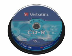 Verbatim CD-R Extra Protection 700 MB 52x 10 pc[s] (Verbatim CD-R 700MB 52X Extra Protection Surface 10 Pack)