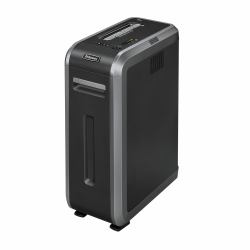 Fellowes 125I καταστροφέας εγγράφων Κοπή σε λωρίδες 65 dB 23 cm Μαύρος [Μαύρο] (Powershred 125i Shredder [Strip Cut] 230v UK)