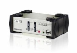 ATEN CS1732B-AT-E εναλλαγέας [switches] KVM Μαύρος [Μαύρο], Μεταλλικ...