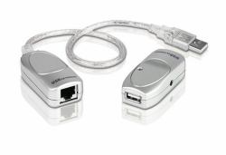 ATEN UCE60-AT προέκταση KVM Πομπός & δέκτης (USB Extender, <lt/>lt/<gt/>60m - USB 1.1 Over Cat5e/6 Extender - [60m], Transmitter & receiver, Wired, 60 m, Grey, Plastic, USB - W...