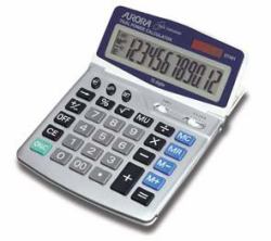 Aurora DT401 calculator Desktop Basic Grey (Aurora DT401 Desk Calculator)