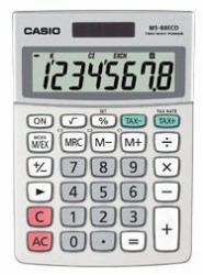 Casio MS-88ECO calculator Desktop Display (Casio MS-88ECO Mini Desk Calculator)