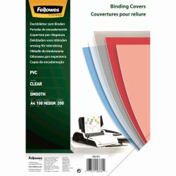 Fellowes 5376102 προστατευτικό εξώφυλλο A4 PVC Διαφανής 100 τεμάχια (PVC Cover A4 200 Microns Clear 100pk)